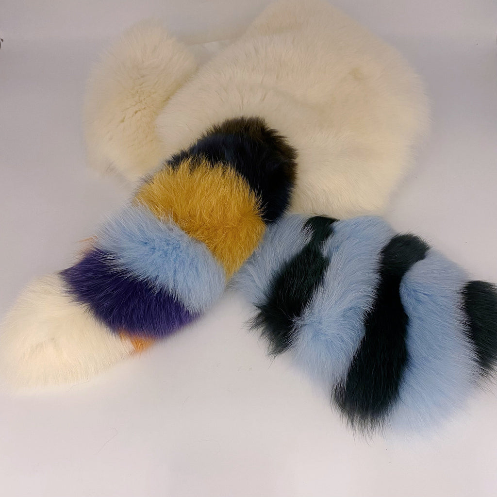 Fendi fox fur scarf