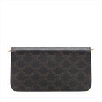Celine Triomphe Canvas Chain Shoulder Bag