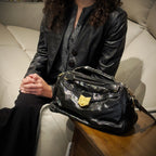Yves Saint Laurent Black Patent Leather Bag TWS