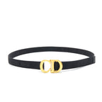 Dior Saddle Belt Black Jacquard