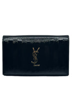 SAINT LAURENT - Monogramme Patent Chain Wallet Bag