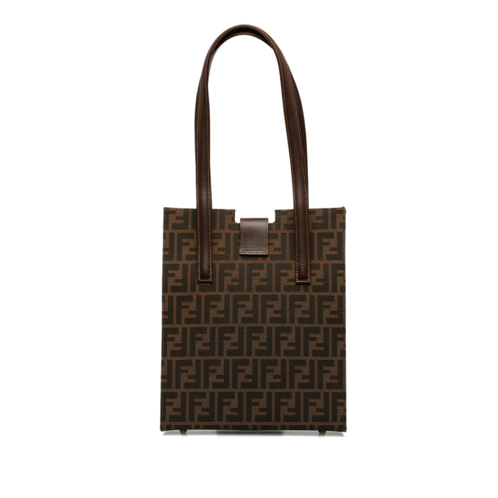 FENDI Zucca Canvas Tote Tote Bag