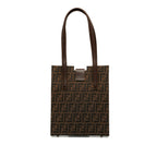 FENDI Zucca Canvas Tote Tote Bag