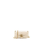 Gucci GG Marmont Super Mini Calfskin White GHW