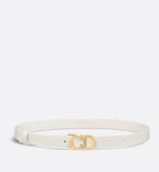 C Est Dior Belt Latte Smooth Calfskin 20 mm