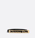 Diorsignature Belt Black Ultrasoft Calfskin 12 mm