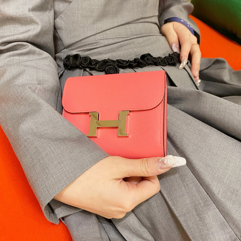 Hermes Constance Slim Compact Wallet