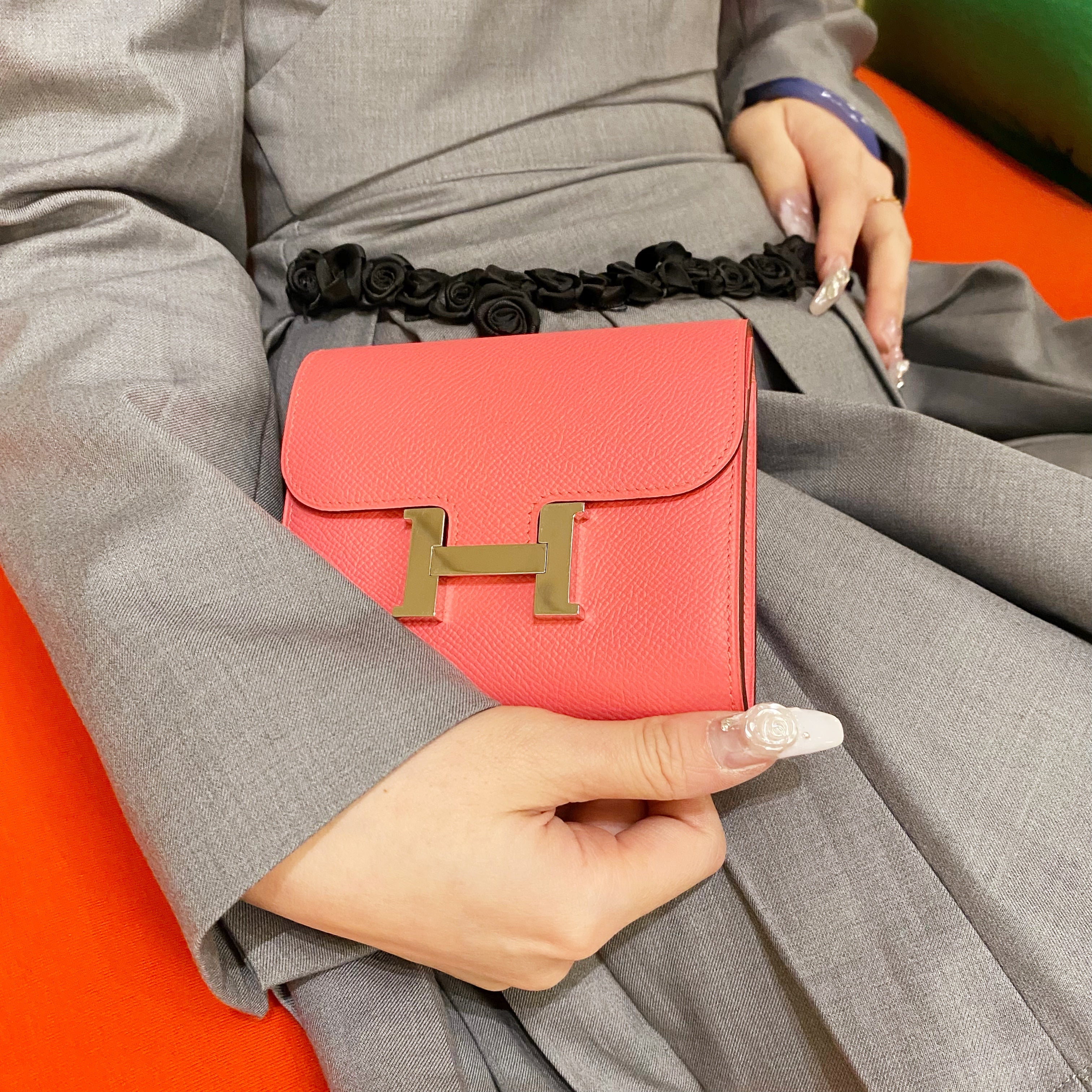 Hermes Constance Slim Compact Wallet