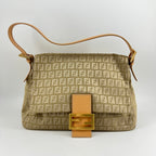 Fendi Zukka Mamma Baguette Shoulder Bag TWS