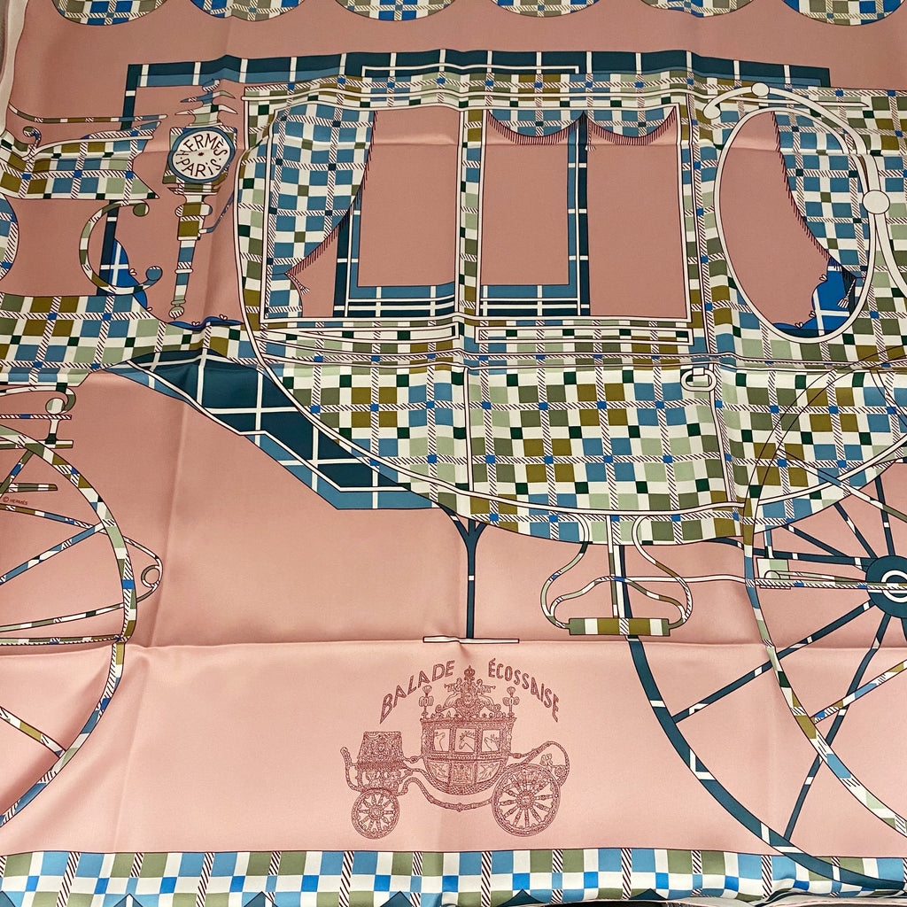 Hermes silk scarf