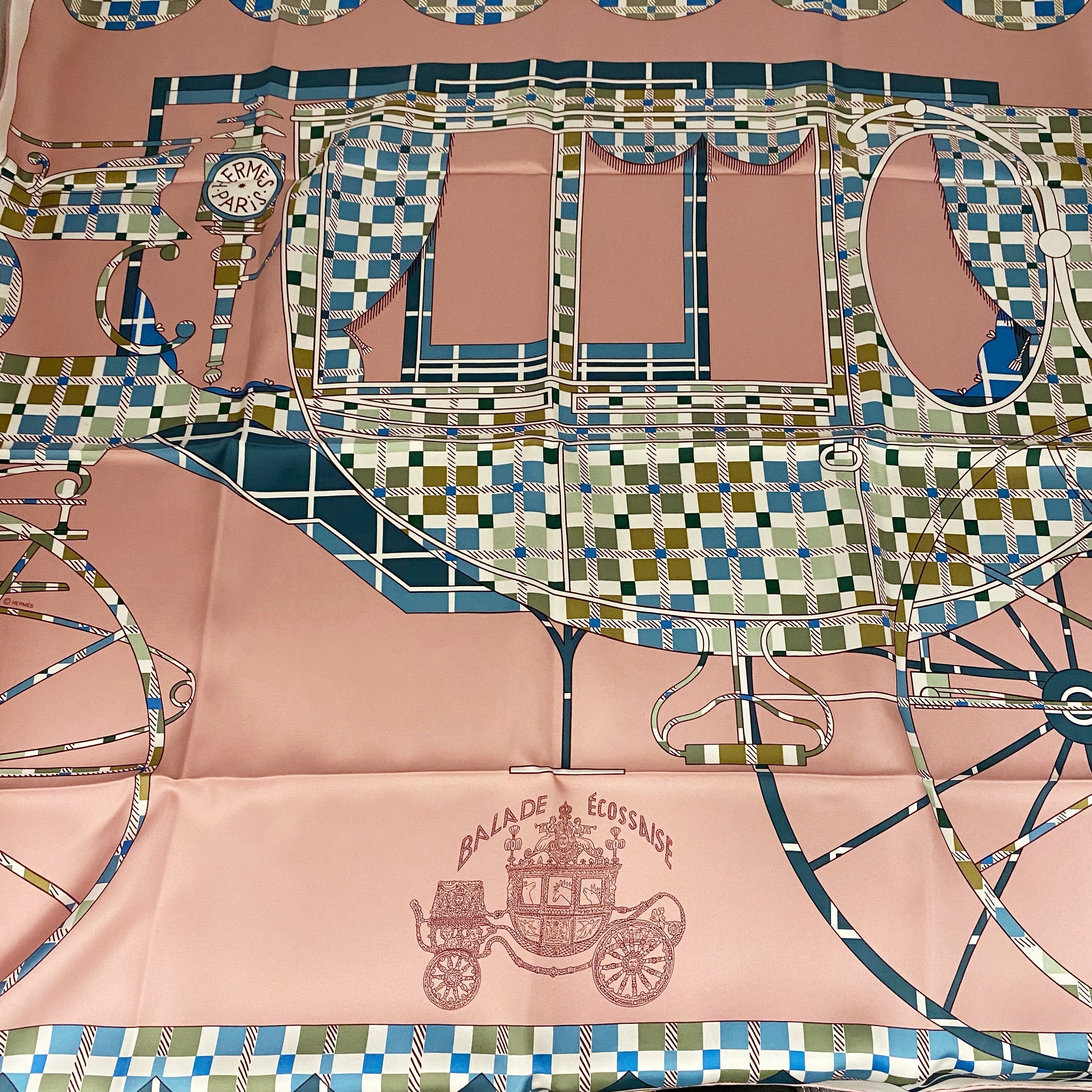 Hermes silk scarf