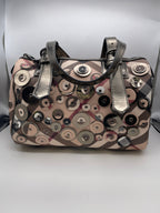 Burberry Tartan Print Bowling Bag