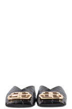 BALENCIAGA BB Double Square Flats Mules