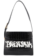 BALENCIAGA Ghost Graffitti M Bag Croc
