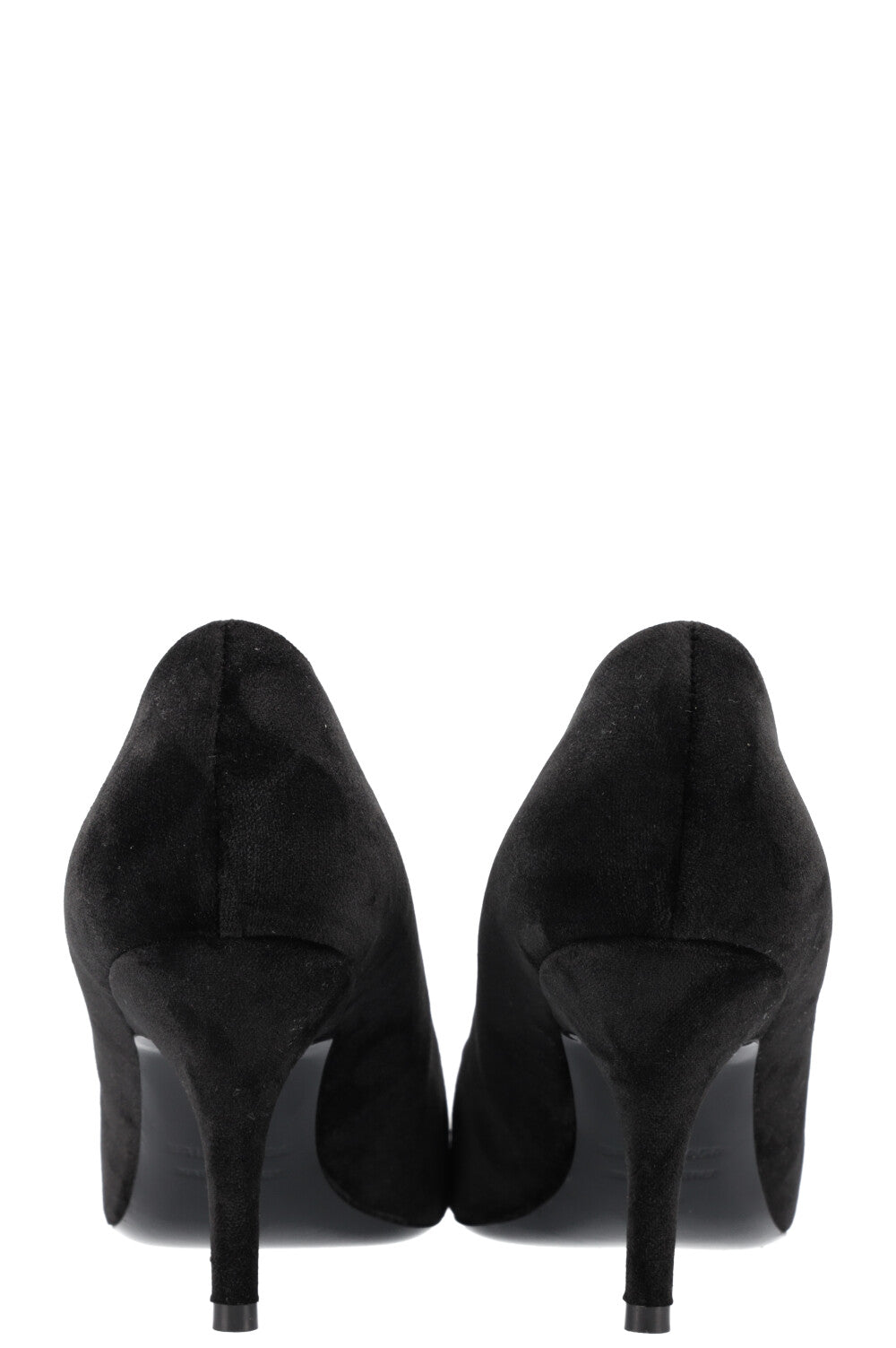 BALENCIAGA BB Knife Pumps Black Velvet