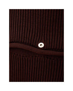 Bottega Veneta  Ribbed Knit Dress Brown