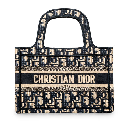 Dior Mini Book Tote - Oblique Canvas