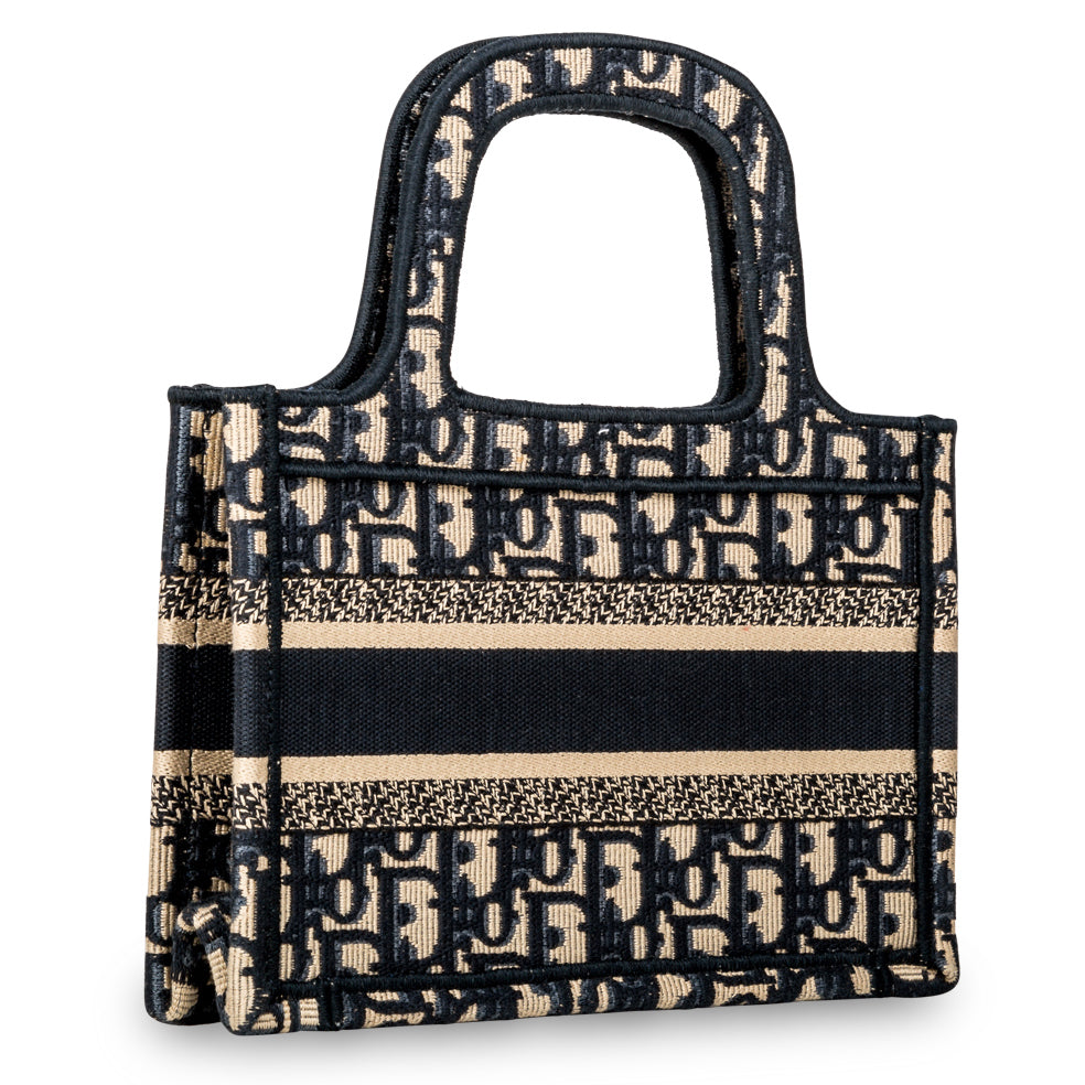 Dior Mini Book Tote - Oblique Canvas