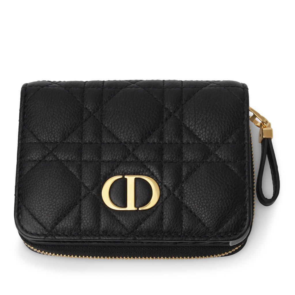 Dior Caro Compact Zipped Wallet