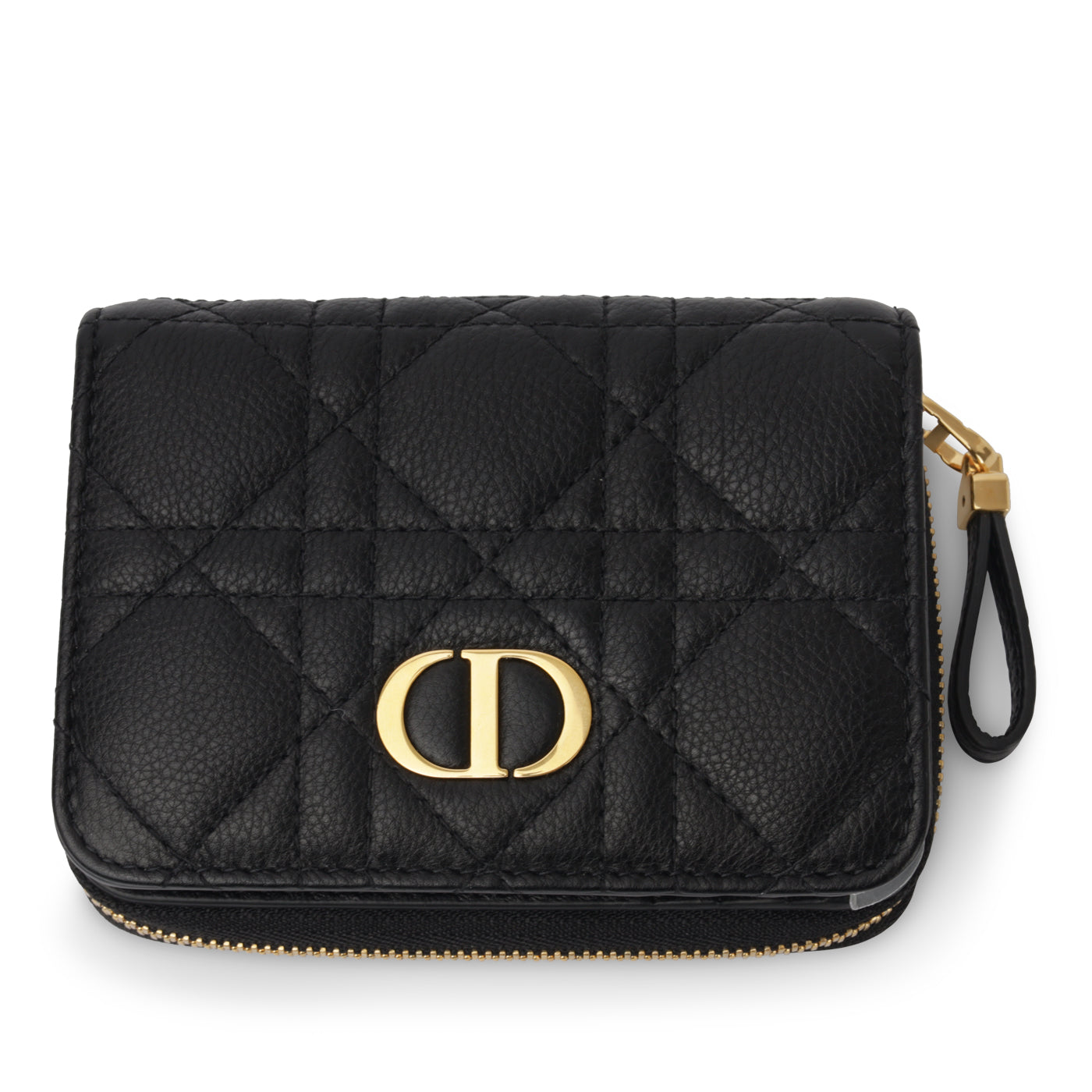 Dior Caro Compact Zipped Wallet