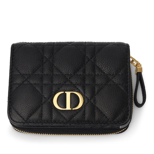 Dior Caro Compact Zipped Wallet