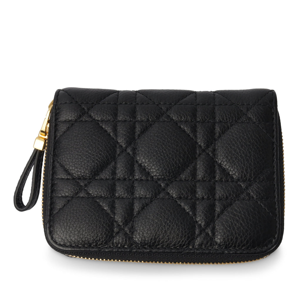 Dior Caro Compact Zipped Wallet