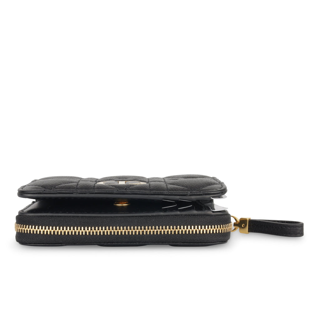 Dior Caro Compact Zipped Wallet