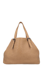 BOTTEGA VENETA Tote Bag Intrecciato Camel