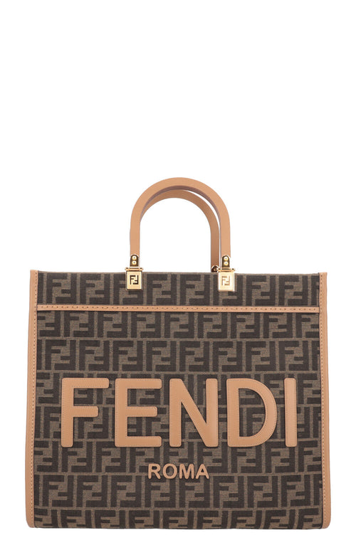 FENDI Zucca Print Sunshine Tote Bag