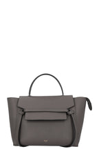 CELINE Mini Belt Bag Leather Grey