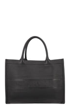 CHRISTIAN DIOR Medium Book Tote Black Leather