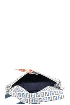 FENDI Zucchino Crystal Baguette Bag