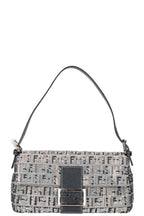 FENDI Zucchino Crystal Baguette Bag