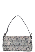 FENDI Zucchino Crystal Baguette Bag