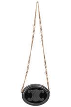 CELINE Triomphe Oval Crossbody Bag Black