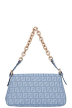 FENDI Baguette Bag Zucca Blue