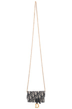 CHRISTIAN DIOR Nano Saddle Crossbody Belt Pochette Oblique
