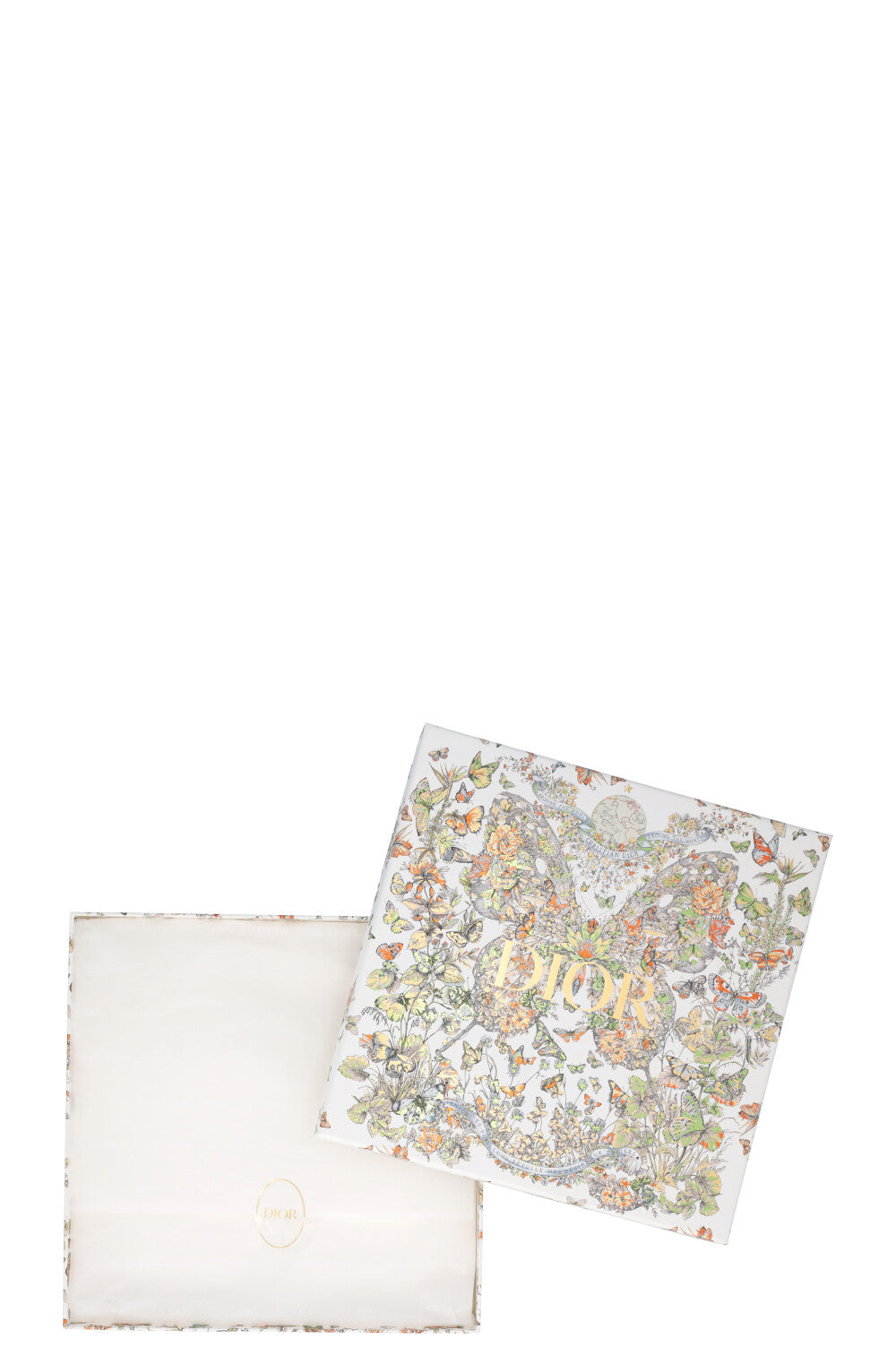 CHRISTIAN DIOR Knit Hat Wool Cashmere Black White