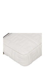 FENDI Baguette Bag Zucca White Leather