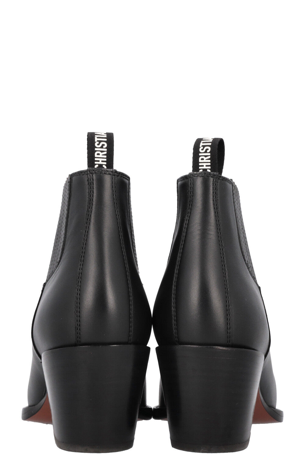 CHRISTIAN DIOR L.A West Cowboy Boots Black