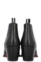 CHRISTIAN DIOR L.A West Cowboy Boots Black