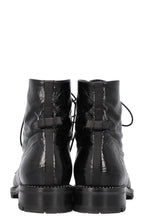 CHRISTIAN DIOR Rebelle Boots Black Crinkled Patent Leather