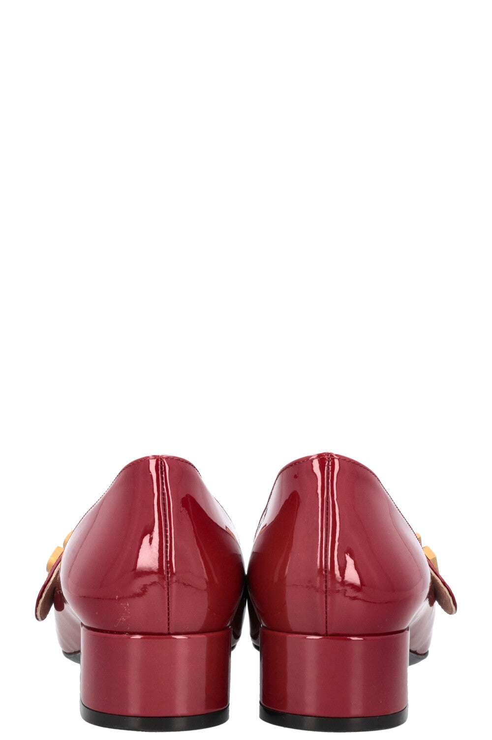 CHRISTIAN DIOR Baby-D Mary Jane Heels Burgundy