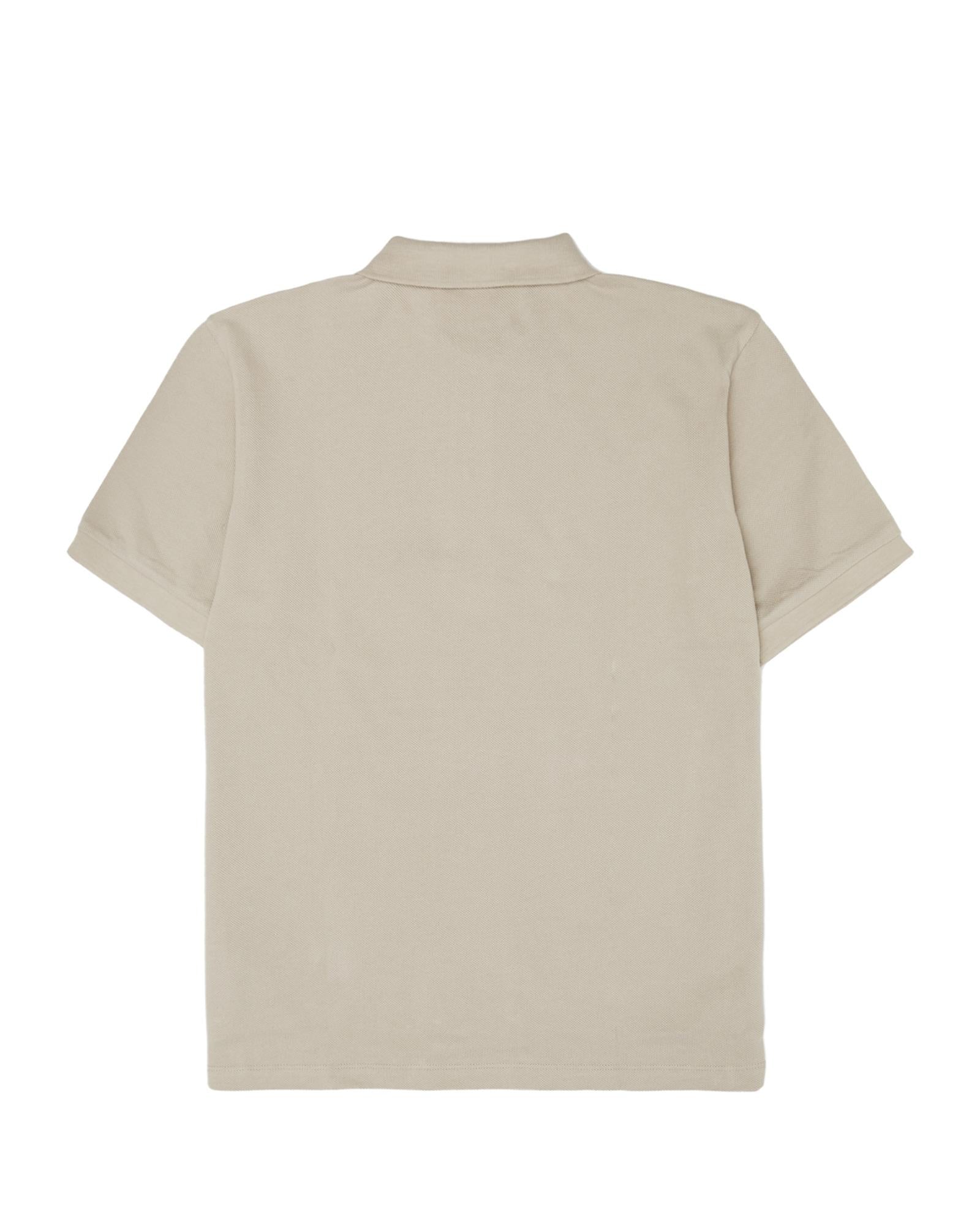 Burberry Cotton Polo Shirt Short Sleeves Men Beige