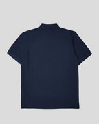 Burberry Short Sleeve Polo Shirt Men Navy Blue