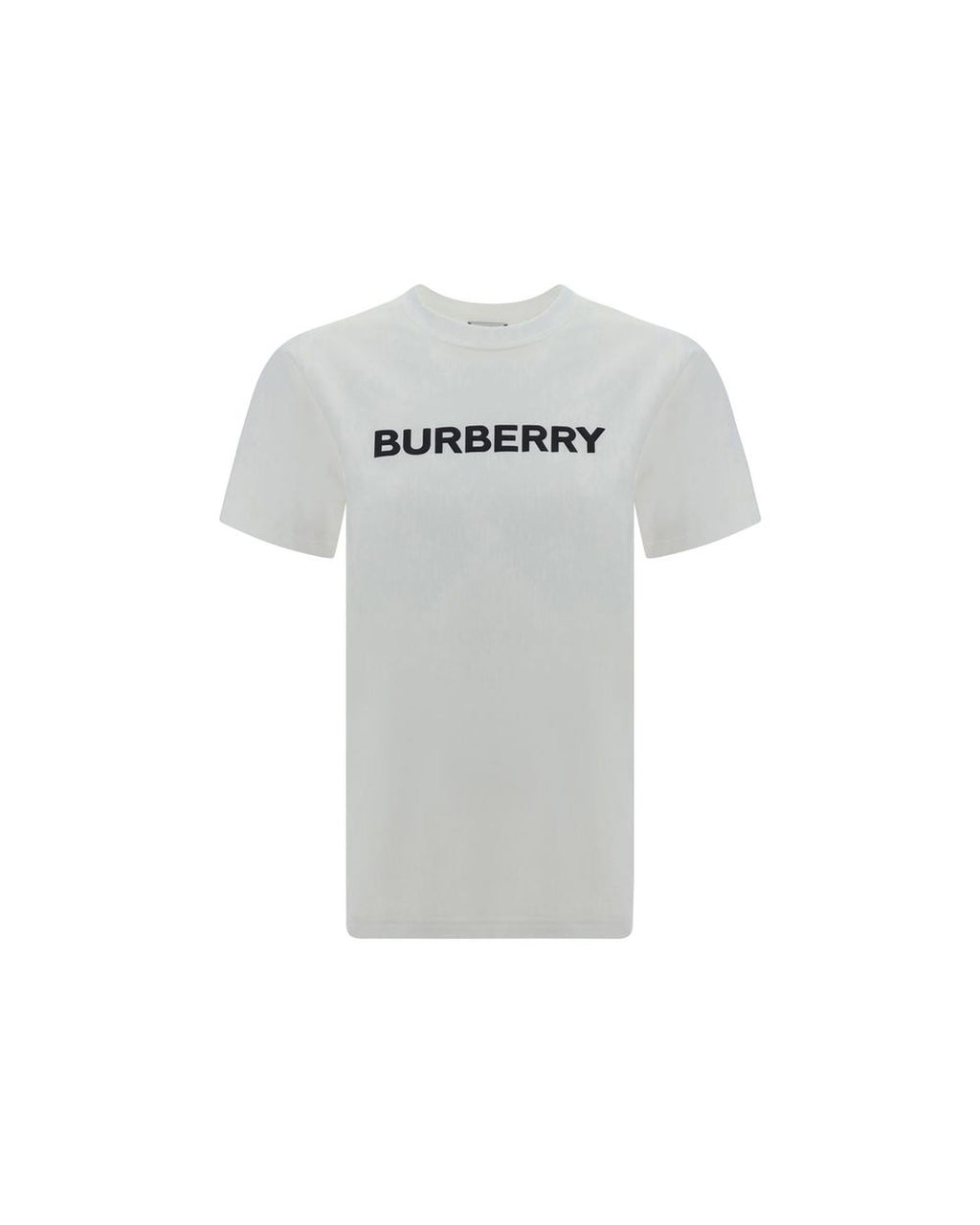 Burberry Logo TShirt Short Sleeves Women White Tops