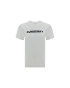 Burberry Logo TShirt Short Sleeves Women White Tops
