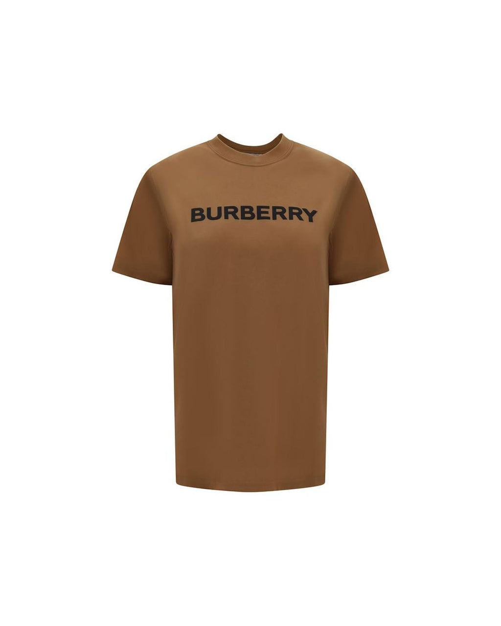 Burberry Cotton Logo TShirt Women Brown Tops