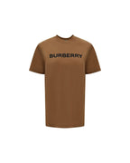 Burberry Cotton Logo TShirt Women Brown Tops