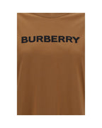 Burberry Cotton Logo TShirt Women Brown Tops